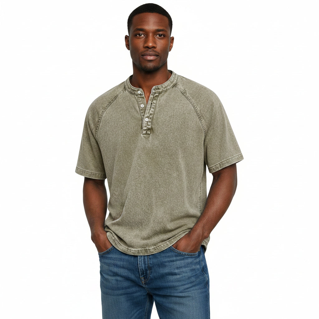 Vintage Shirt - Relaxed Fit with Button Closure for Timeless Style 6