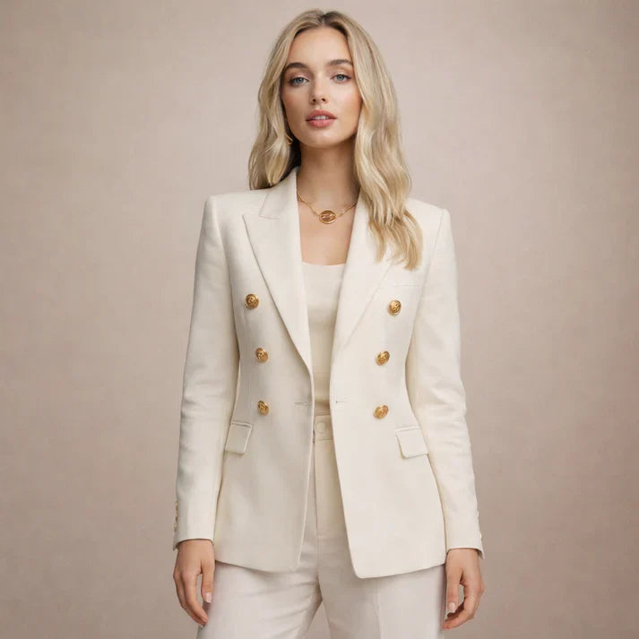 Sleek Double Breasted Blazer