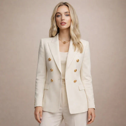 Sleek Double Breasted Blazer