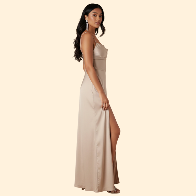Chic Silk Maxi Dress