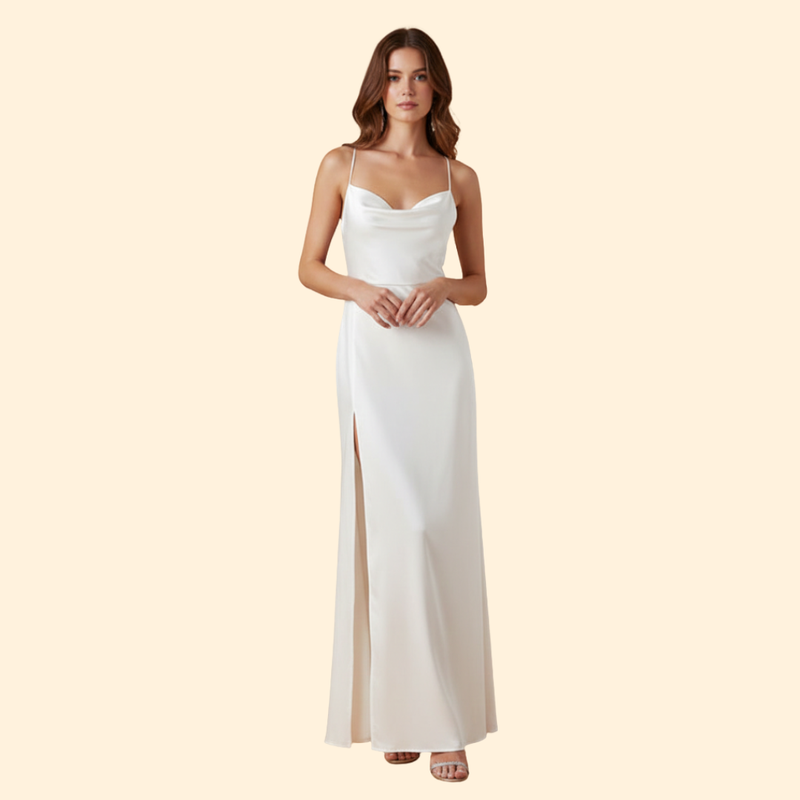 Chic Silk Maxi Dress