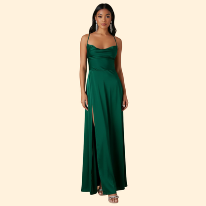 Chic Silk Maxi Dress