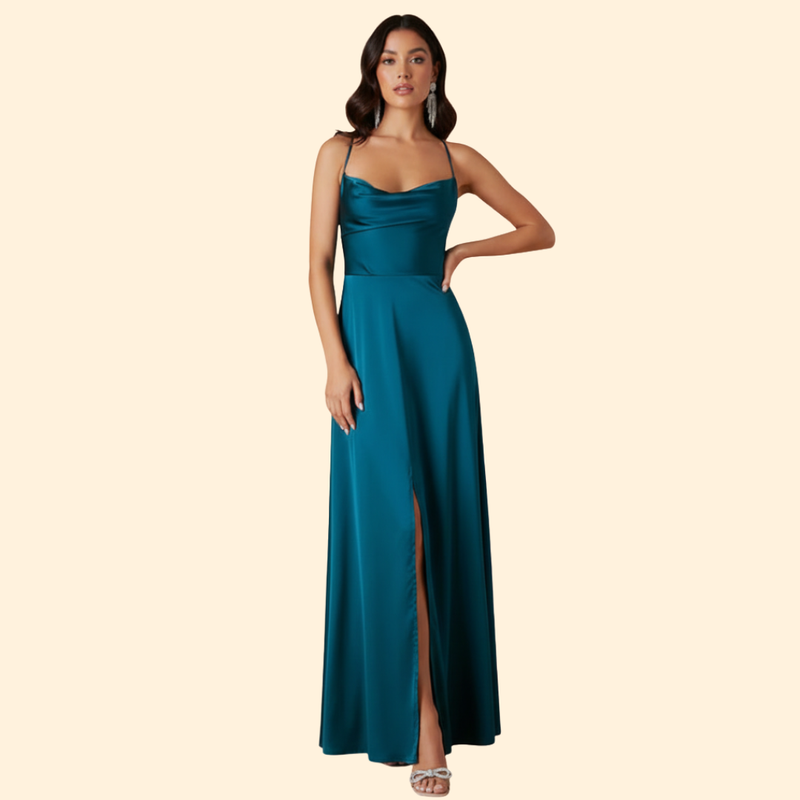 Chic Silk Maxi Dress
