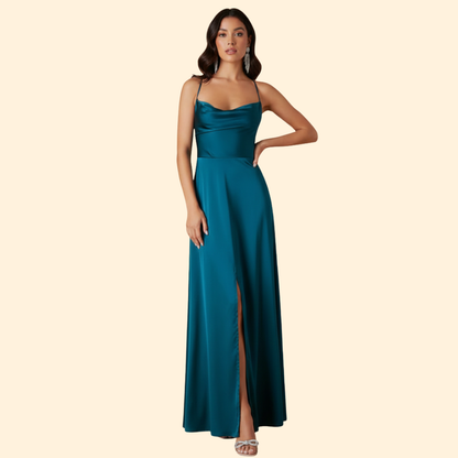 Chic Silk Maxi Dress