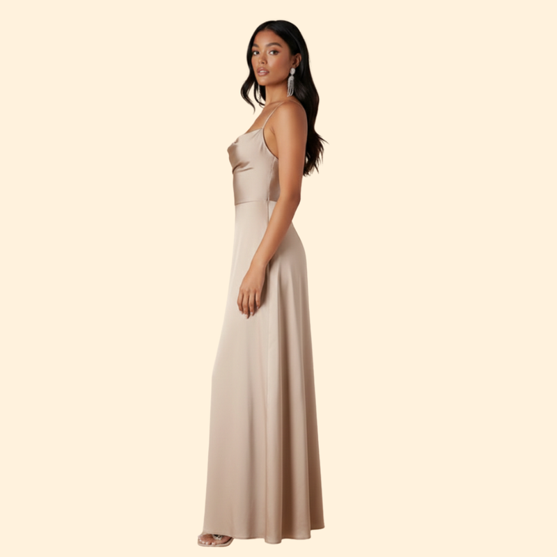 Chic Silk Maxi Dress