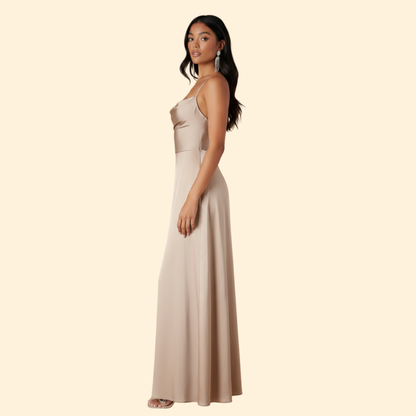 Chic Silk Maxi Dress