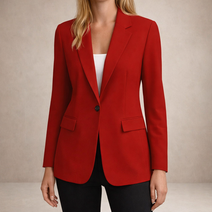 Sleek Tailored Blazer Single Button
