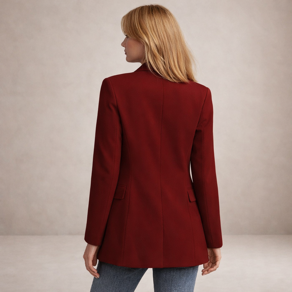 Sleek Tailored Blazer Single Button