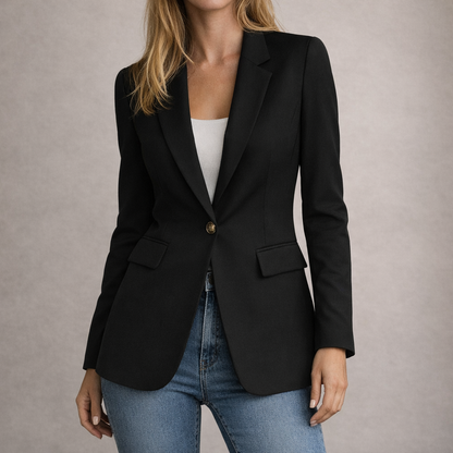 Sleek Tailored Blazer Single Button