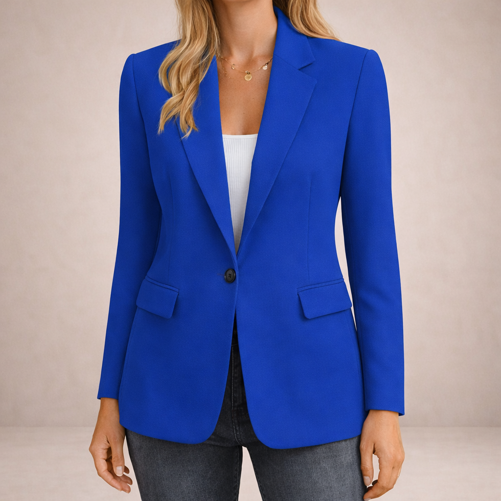 Sleek Tailored Blazer Single Button