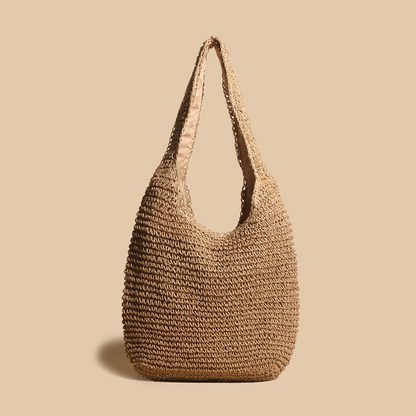 Sunny Straw Tote Bag