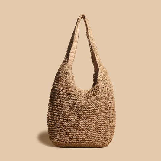 Sunny Straw Tote Bag