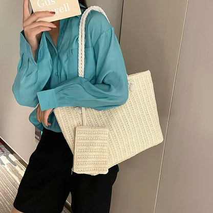 Sunny Rope Beach Tote