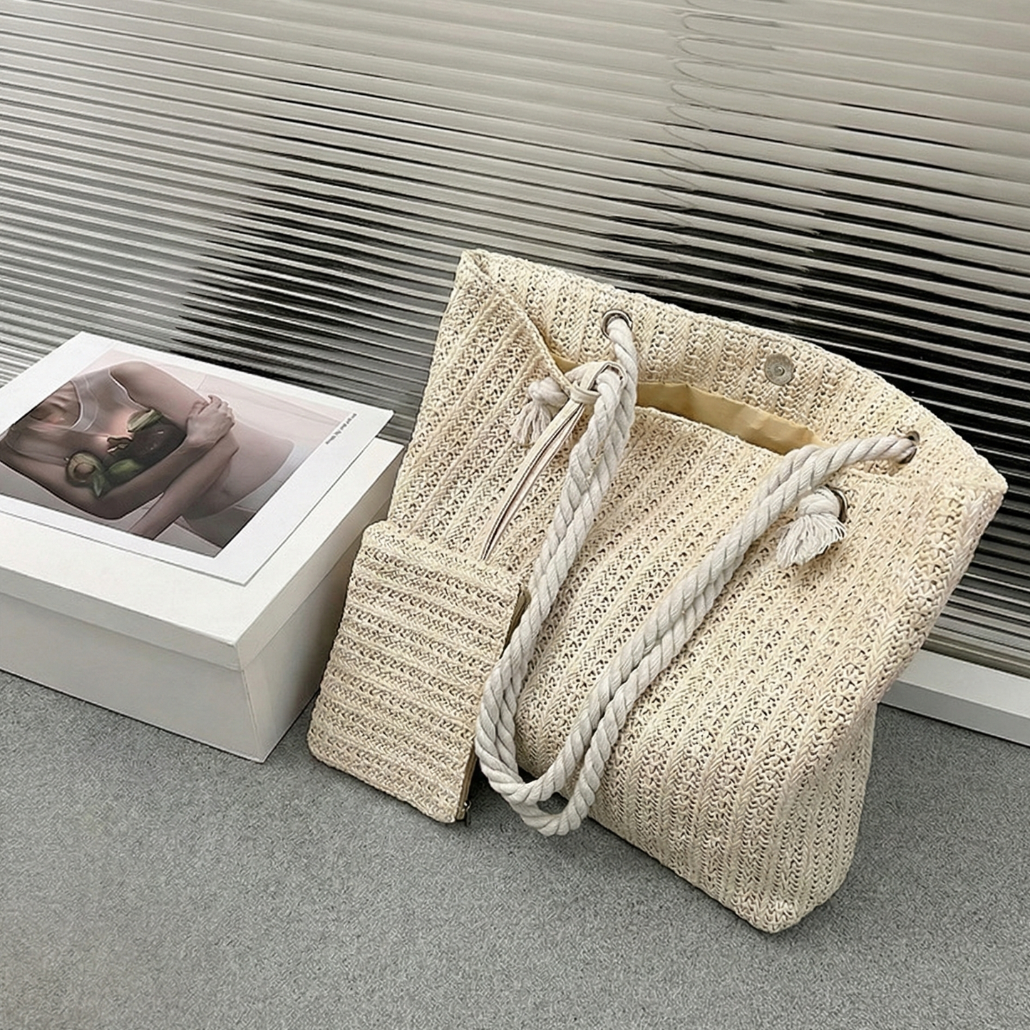 Sunny Rope Beach Tote