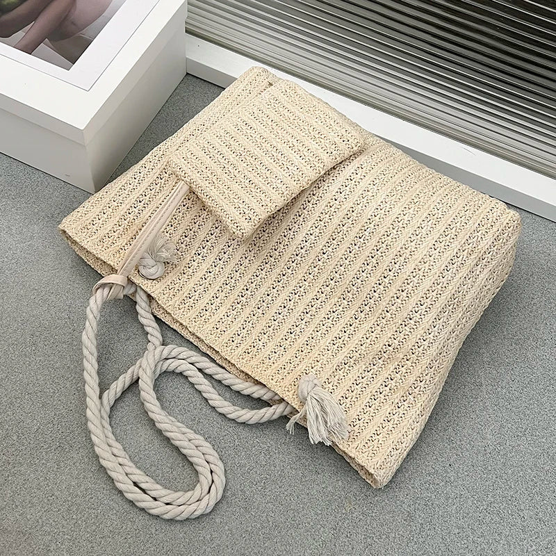 Sunny Rope Beach Tote