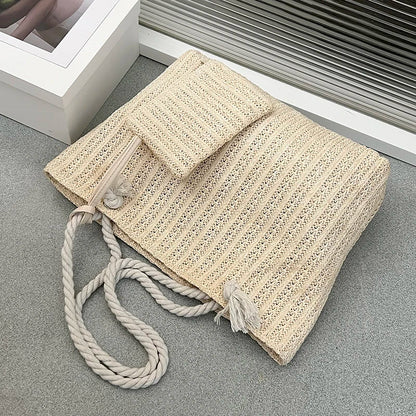Sunny Rope Beach Tote