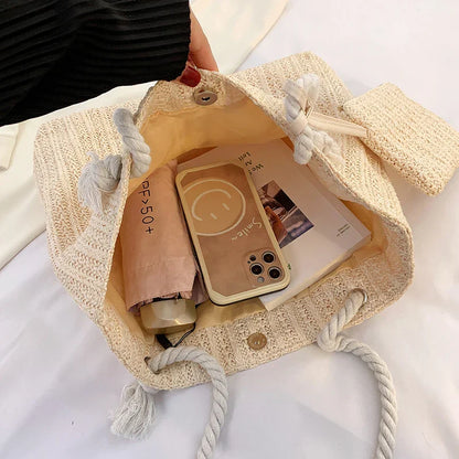 Sunny Rope Beach Tote
