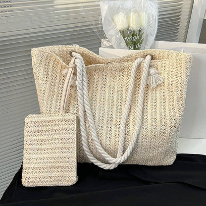 Sunny Rope Beach Tote