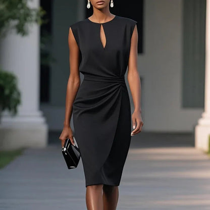 Sleek Midi Dress
