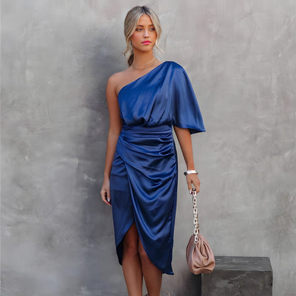 Ruched Midi Dress