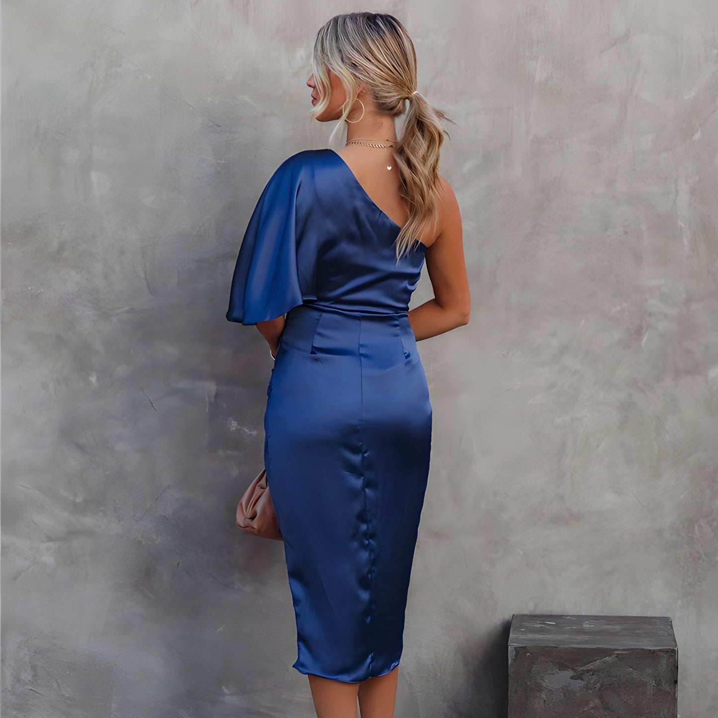 Ruched Midi Dress