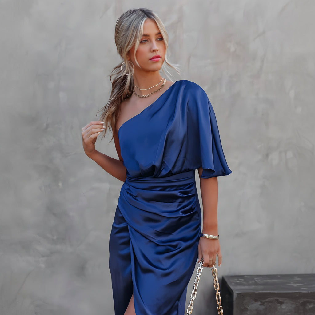 Ruched Midi Dress