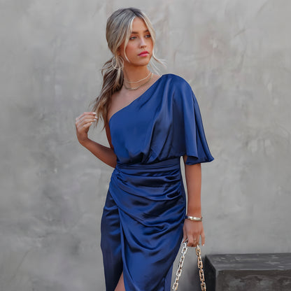 Ruched Midi Dress
