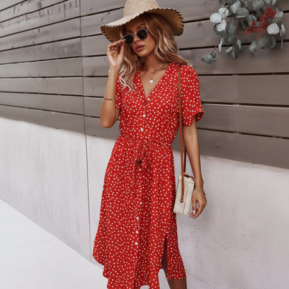 Radiant Floral Midi Dress