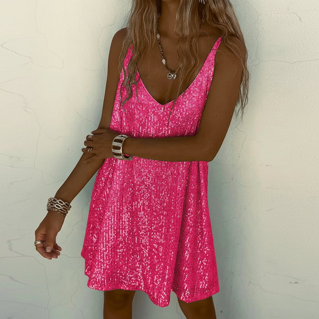 Shimmering Sequin Mini Dress