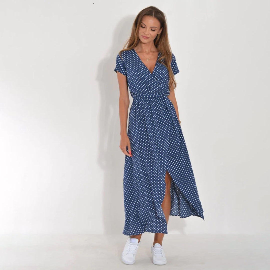 Floral Wrap Maxi Dress
