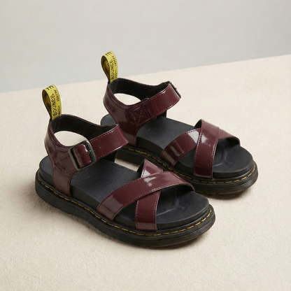 Comfy Platform Sandals Ankle Strap