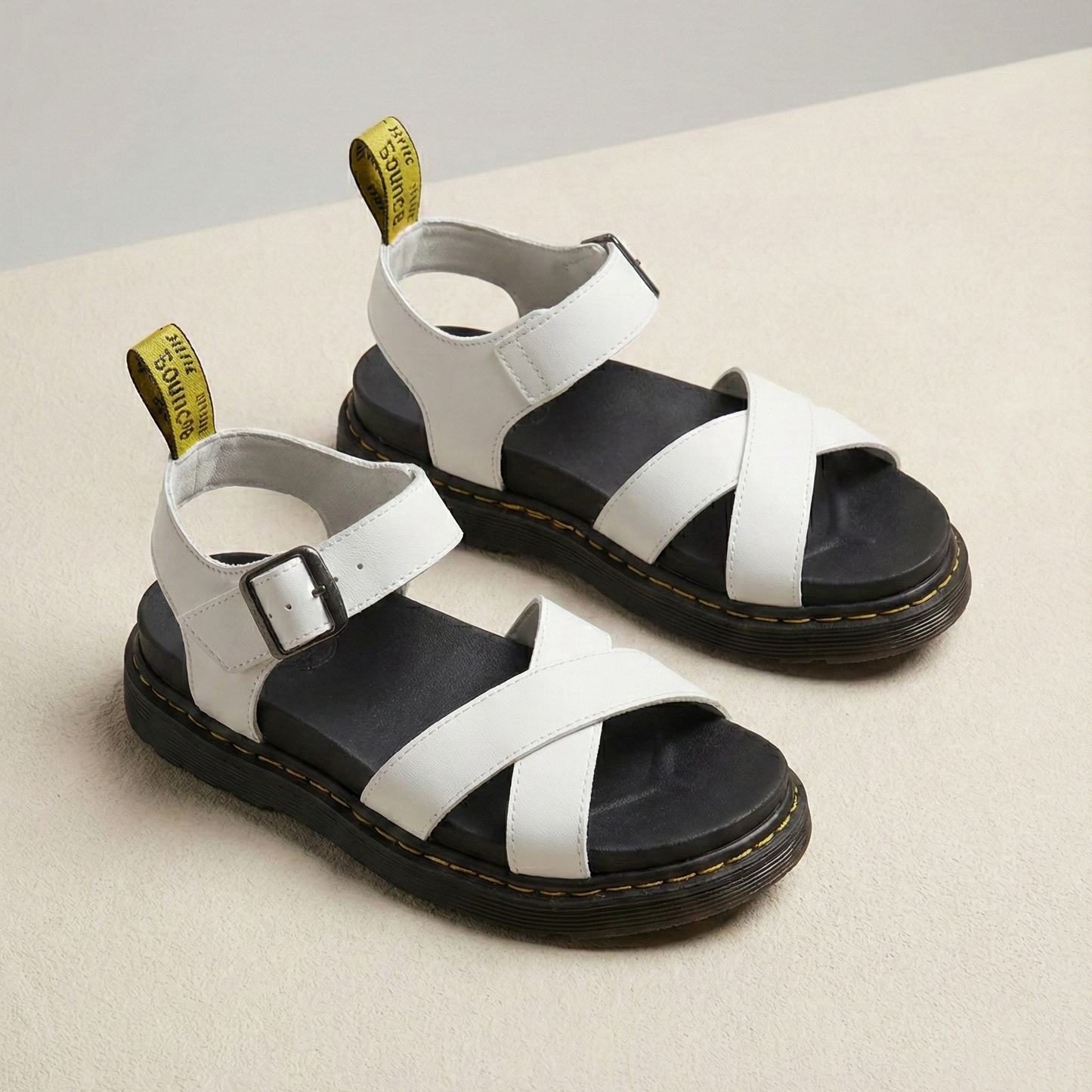 Comfy Platform Sandals Ankle Strap