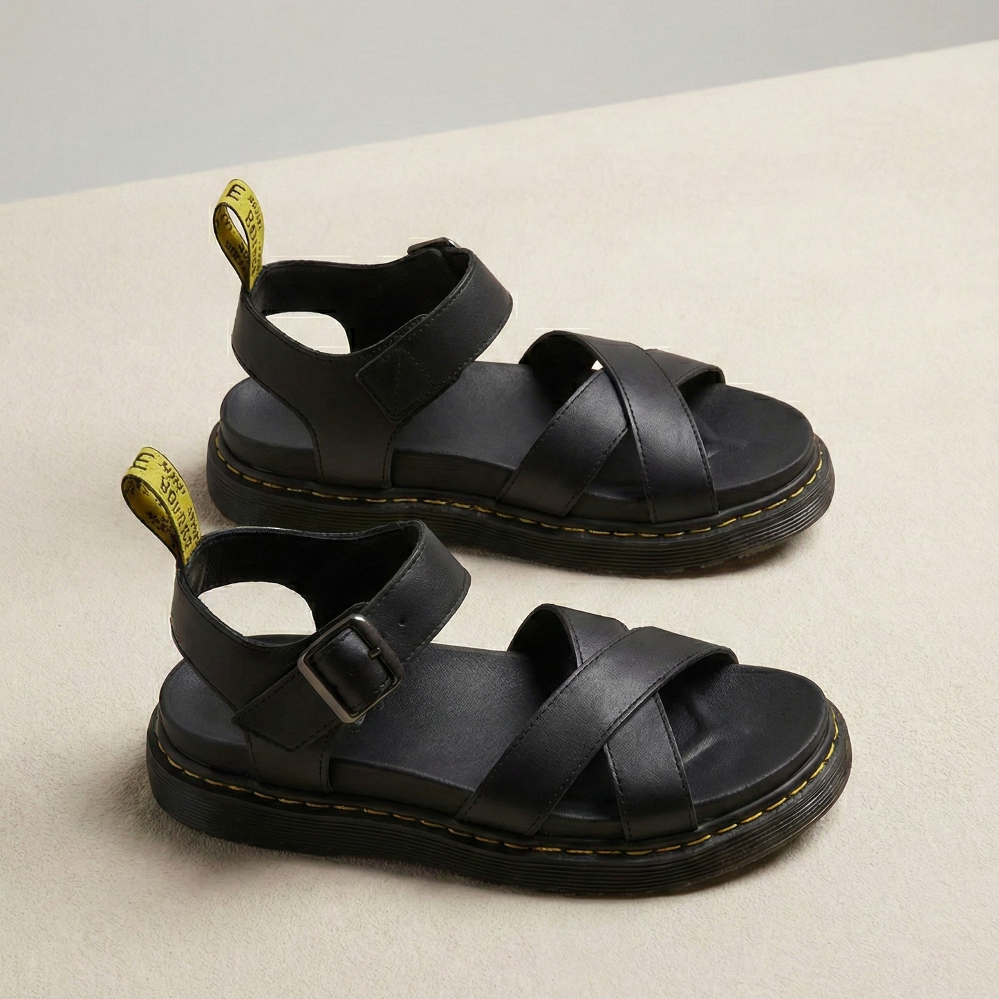 Comfy Platform Sandals Ankle Strap
