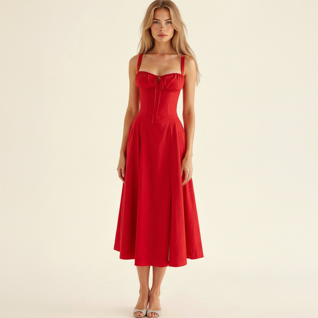 Sunny Midi Dress Split