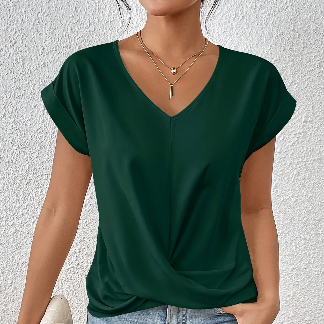 Soft T Shirt Twist Front