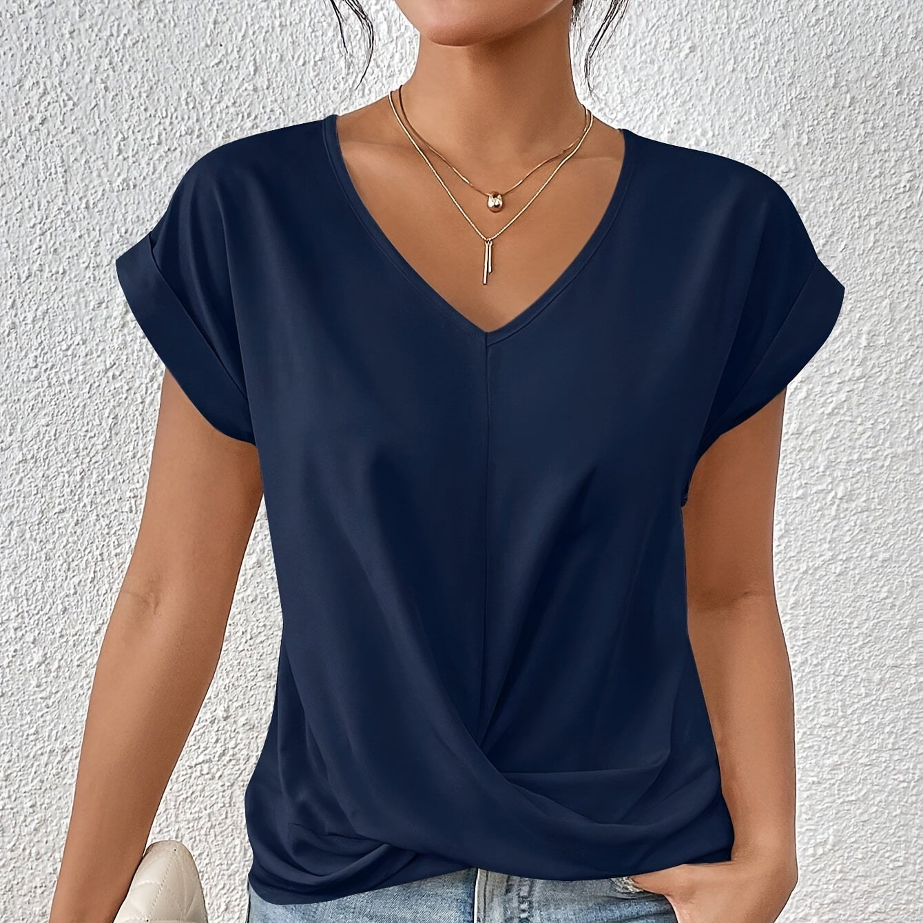 Soft T Shirt Twist Front