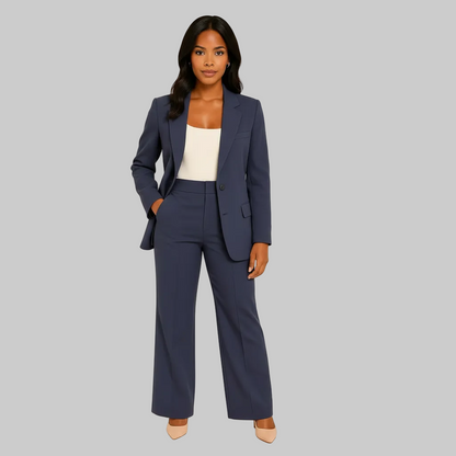 Polished Linen Pants Suit