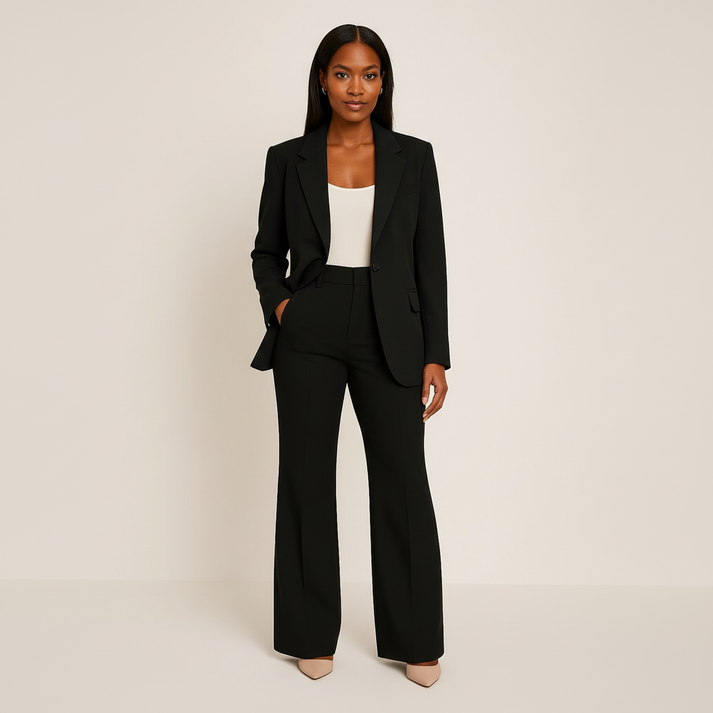 Polished Linen Pants Suit