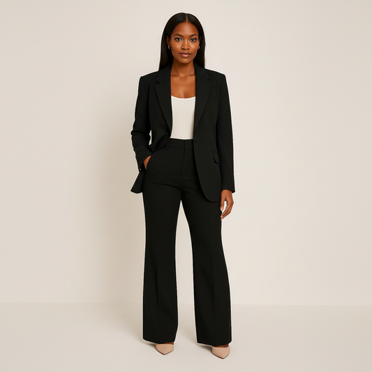 Polished Linen Pants Suit