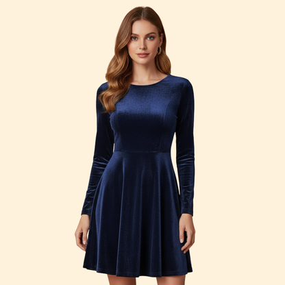 Velvet Aline Cocktail Dress