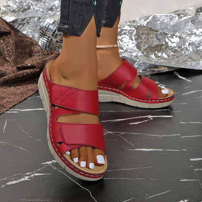 Cushion Wedge Comfort Slides