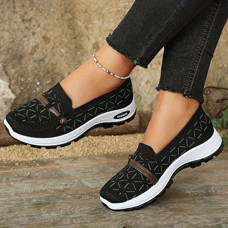 Breathable Arch Support Slip On Sneakers