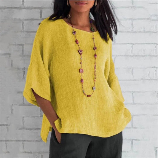 Airy Round Neck Top