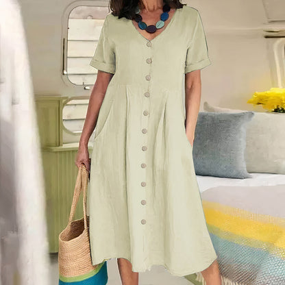 Airy Linen Summer Dress