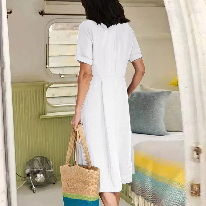 Airy Linen Summer Dress