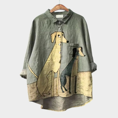 Artistic Button Up Shirt