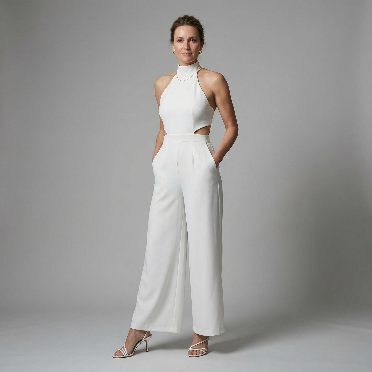 Chic Jumpsuit Halter Neck