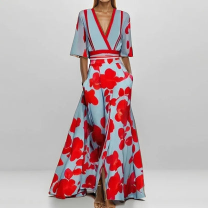 Boho Embroidered Maxi Dress
