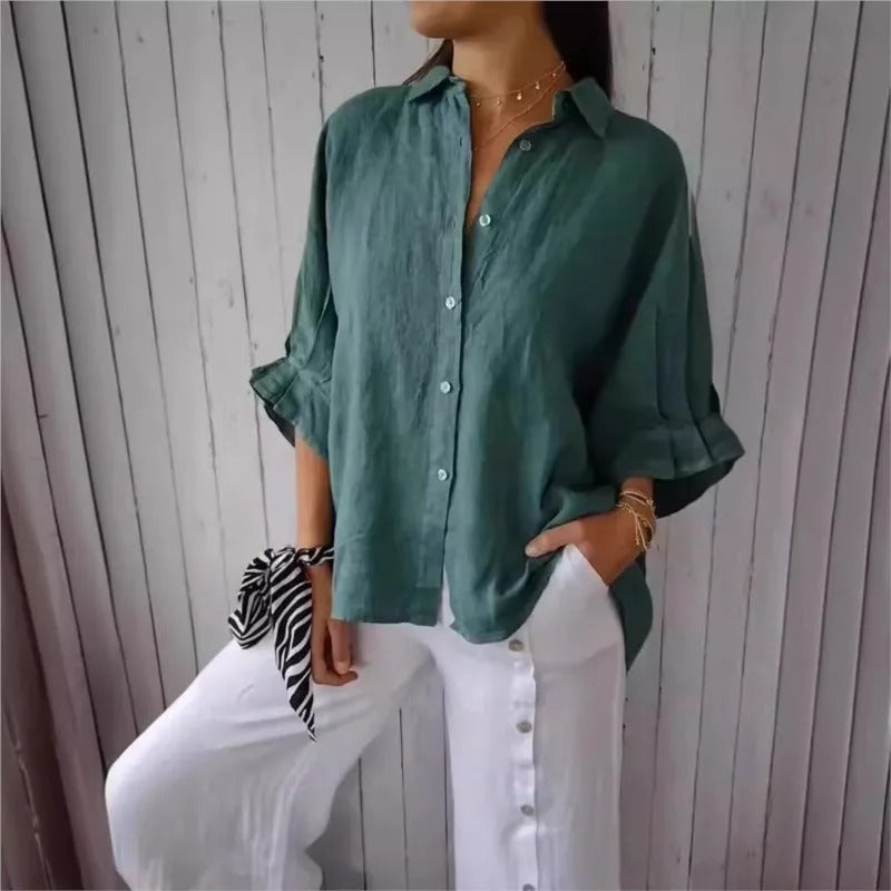 Lightweight Cotton Button Down Shirt