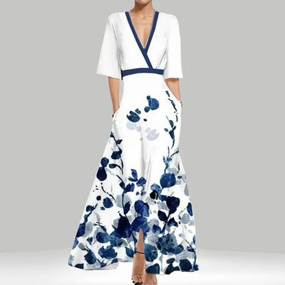 Boho Embroidered Maxi Dress
